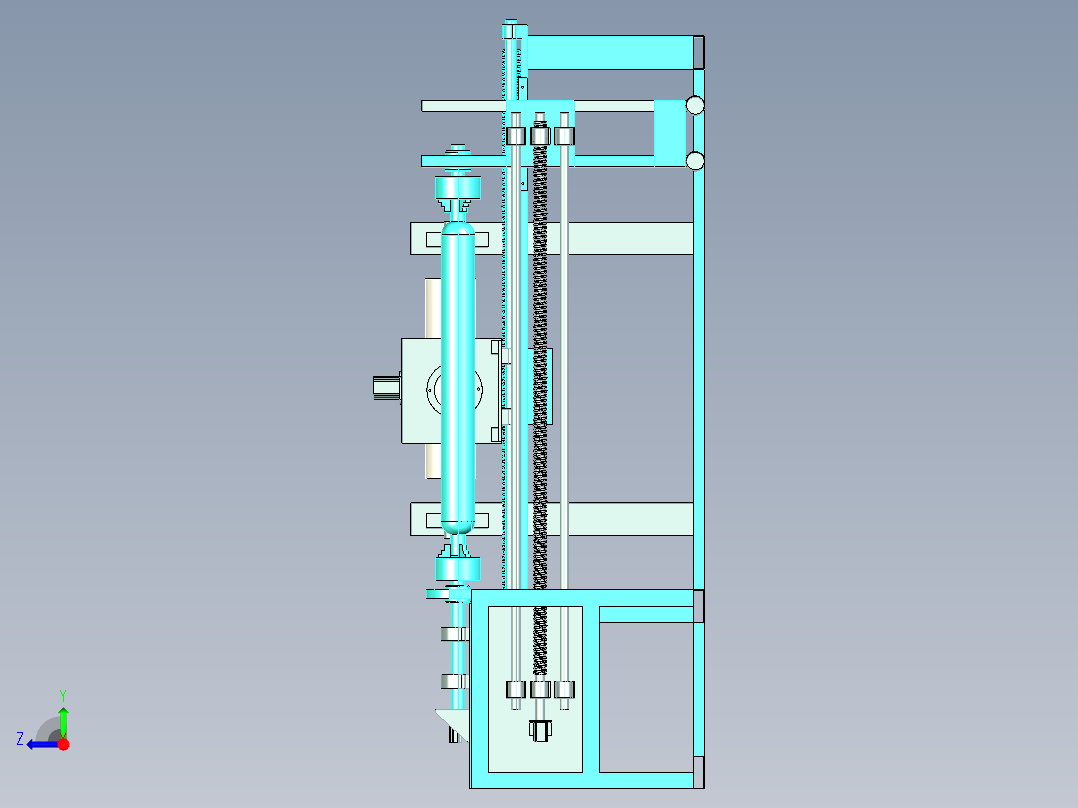 B2004329-复合材料缠绕机右视图