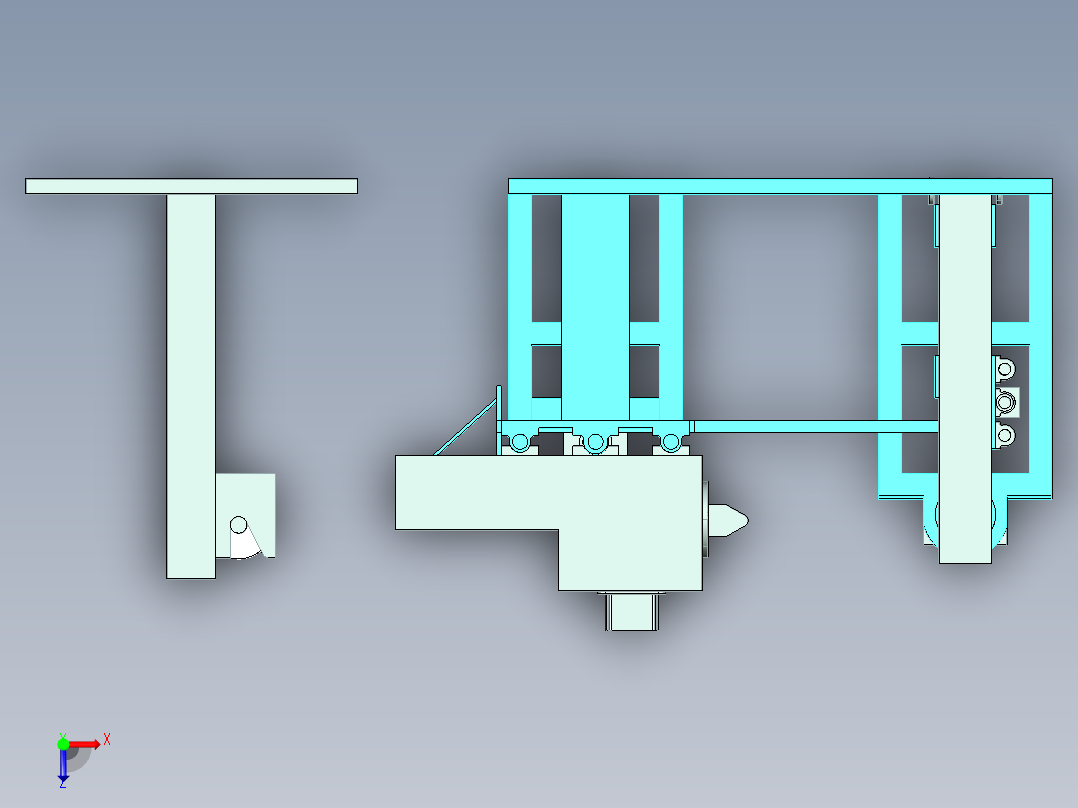 B2004329-复合材料缠绕机俯视图