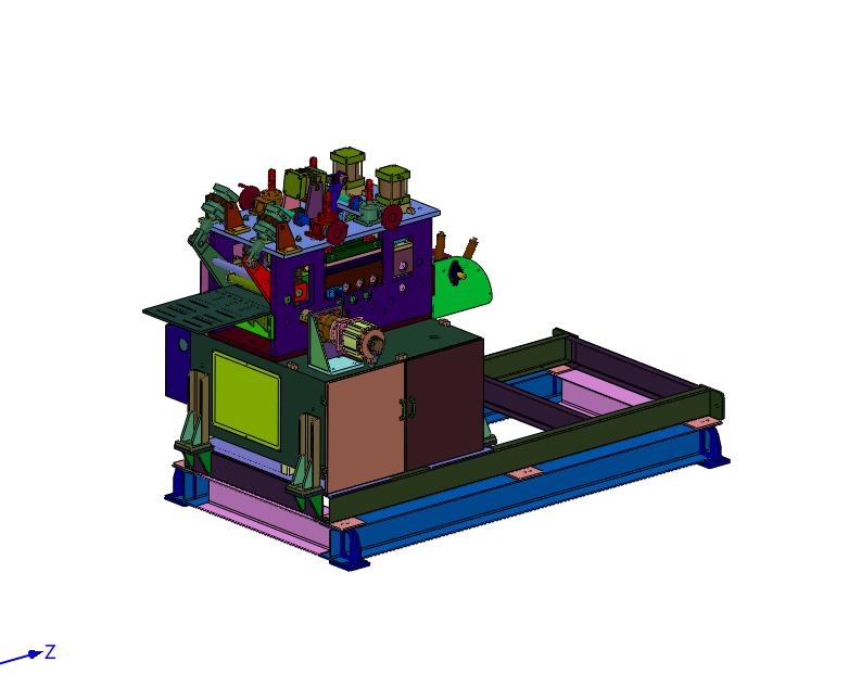 机柜加工用便于上料的校平机