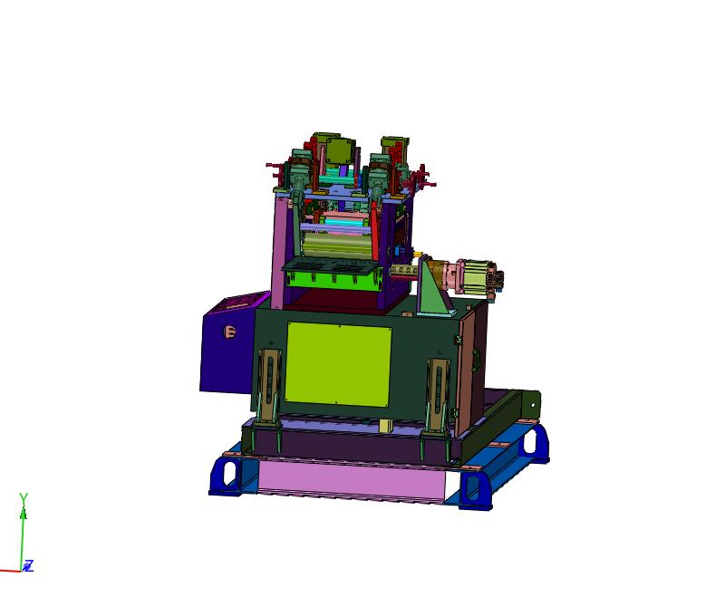 机柜加工用便于上料的校平机