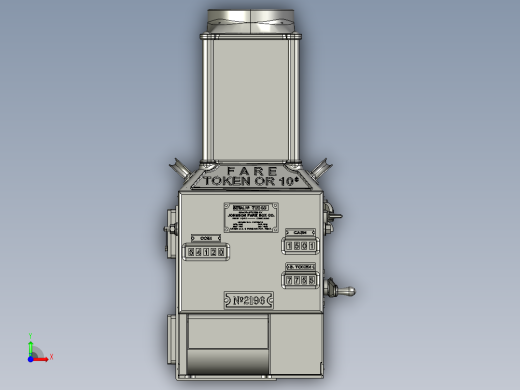 A3003970-票箱，交通工具前视缩略图