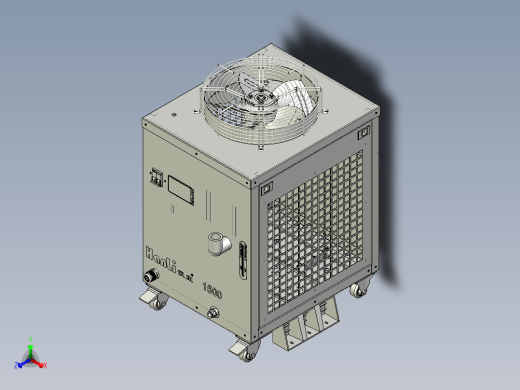 激光冷水机模型