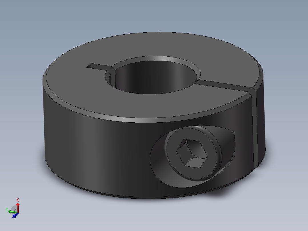 开口型固定环PSCS12-12主视图