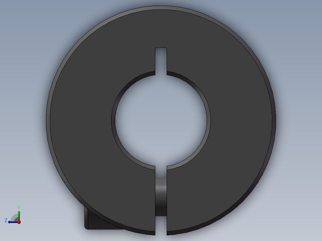 开口型固定环PSCS12-12右视图