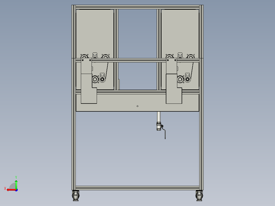 恒温水槽总装配后视图