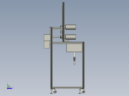 恒温水槽总装配左视缩略图