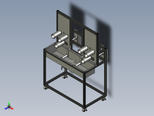 恒温水槽总装配正等轴测缩略图