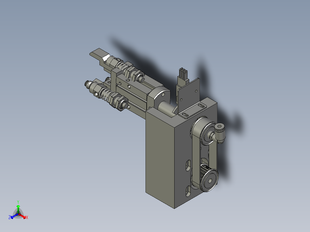 上下机械手主视图