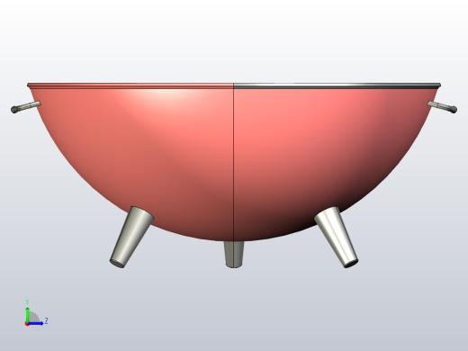 便携式烤架左视缩略图
