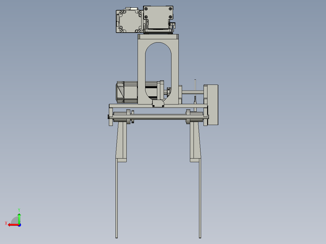 XLJQR1010000A0-夹紧机构后视图