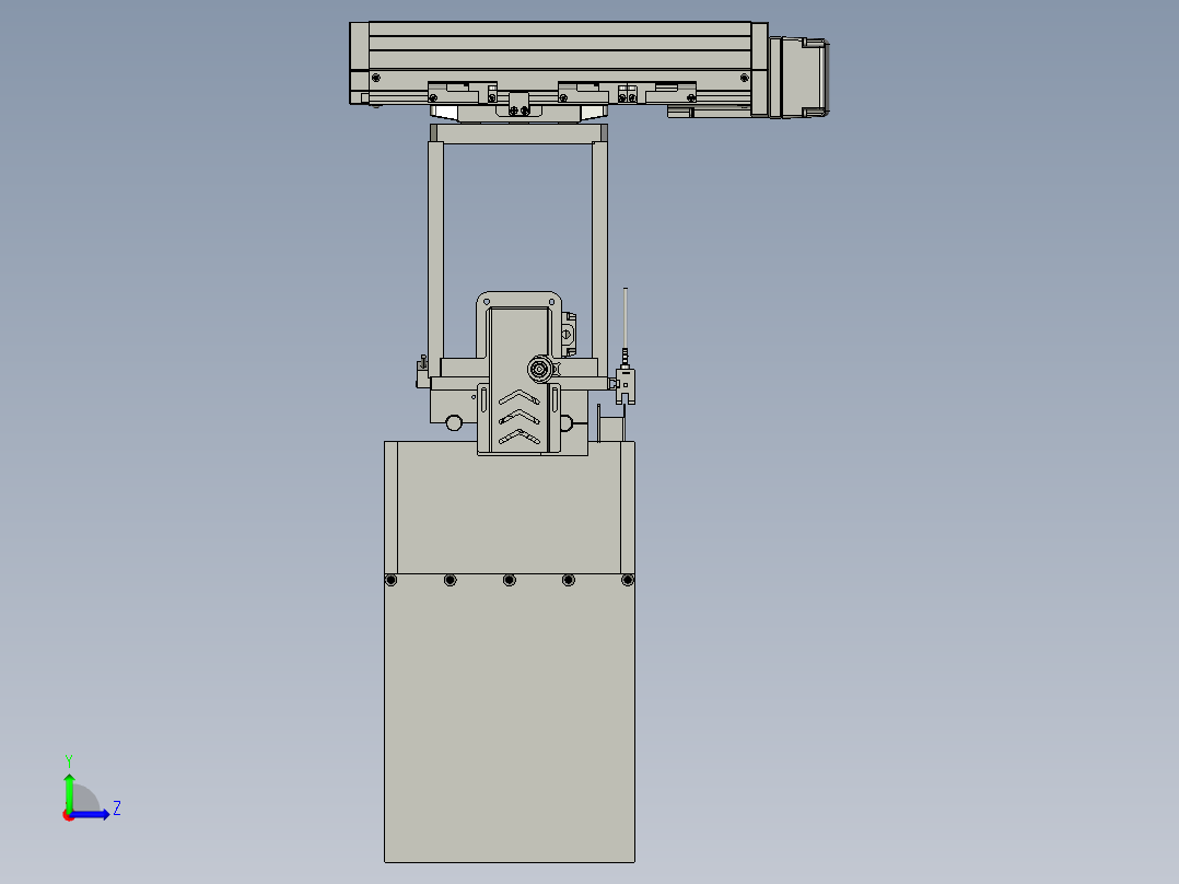 XLJQR1010000A0-夹紧机构左视图