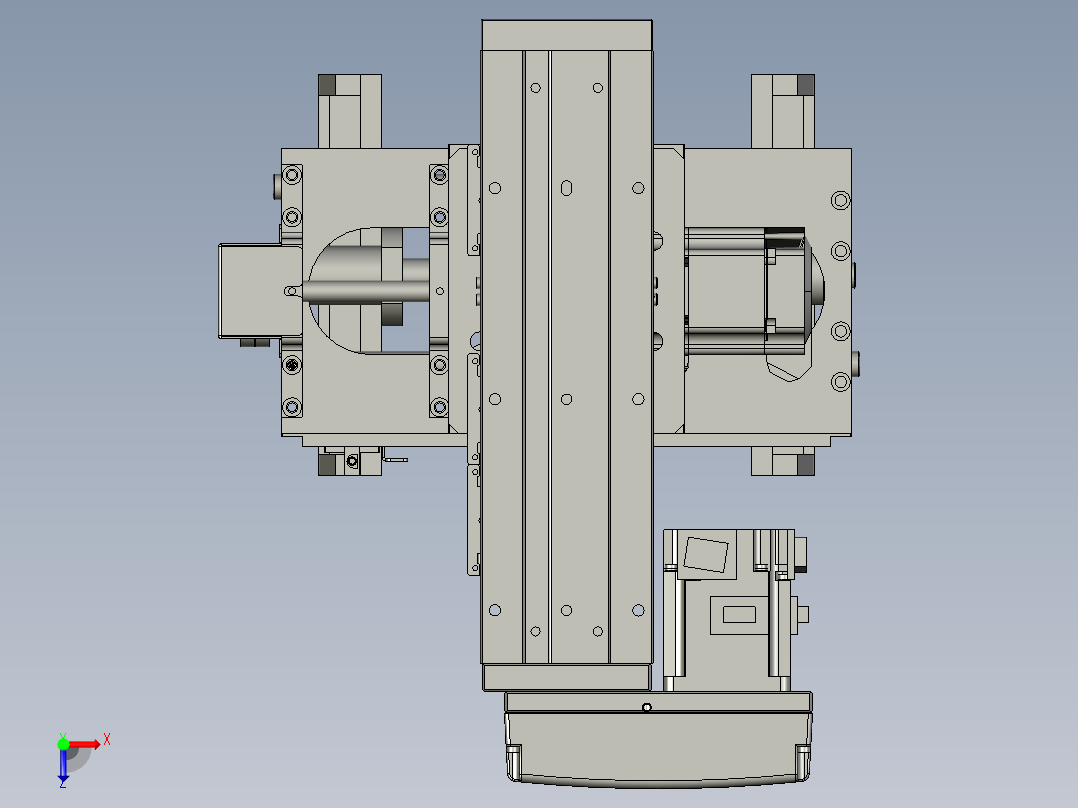 XLJQR1010000A0-夹紧机构俯视图