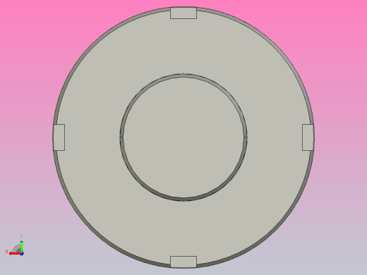 FFZL4006-3滚珠丝杆3D模型后视缩略图