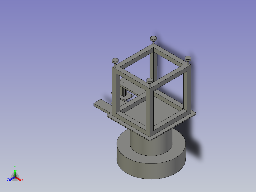活塞组件振盘主视图