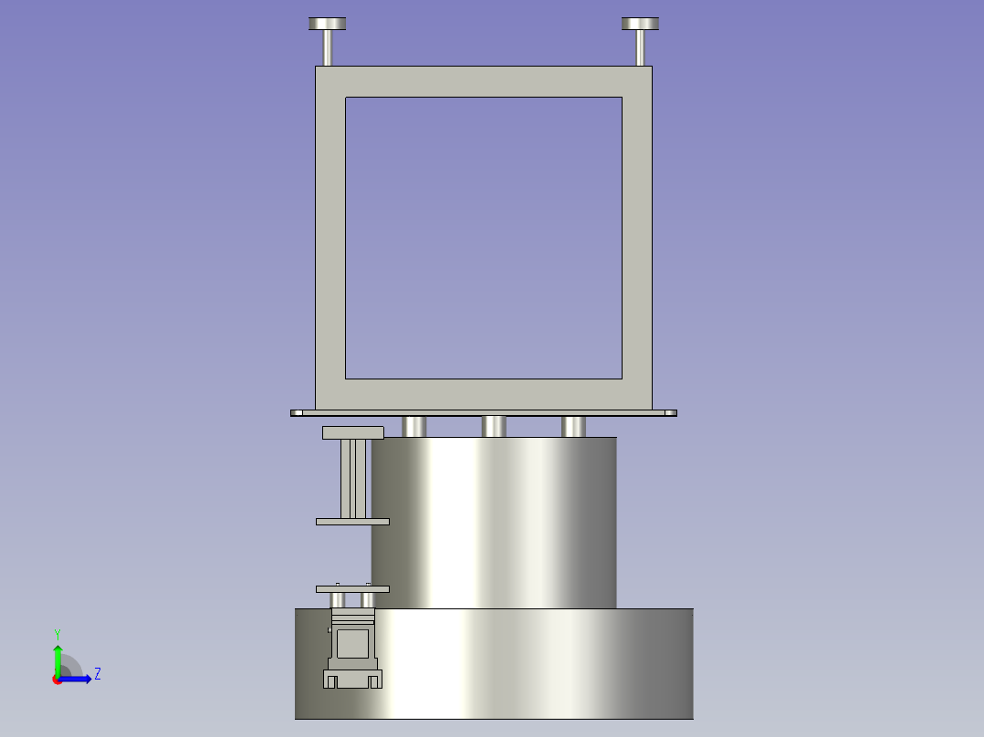 活塞组件振盘左视图