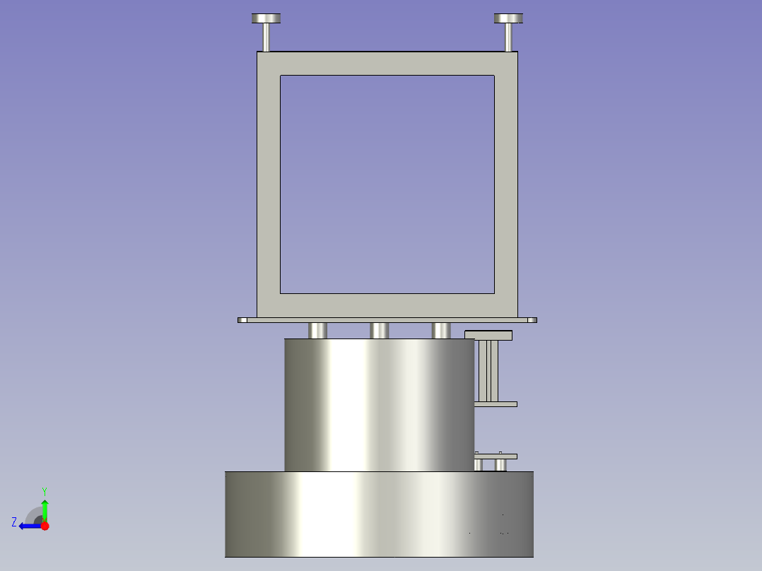 活塞组件振盘右视图