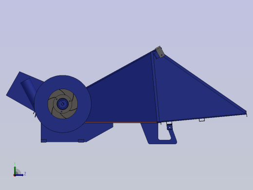 旧款木屑粉碎机左视缩略图