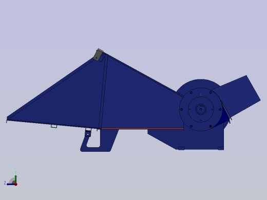 旧款木屑粉碎机右视缩略图