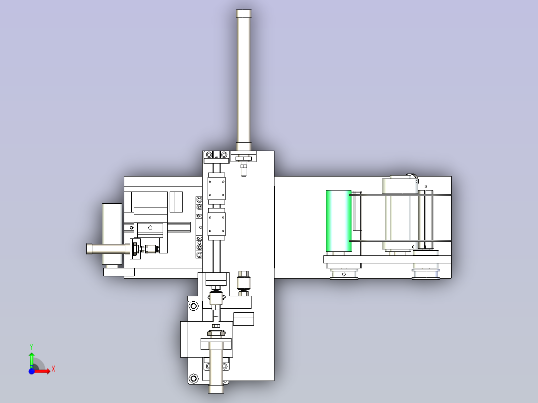 薄膜冲切机前视图