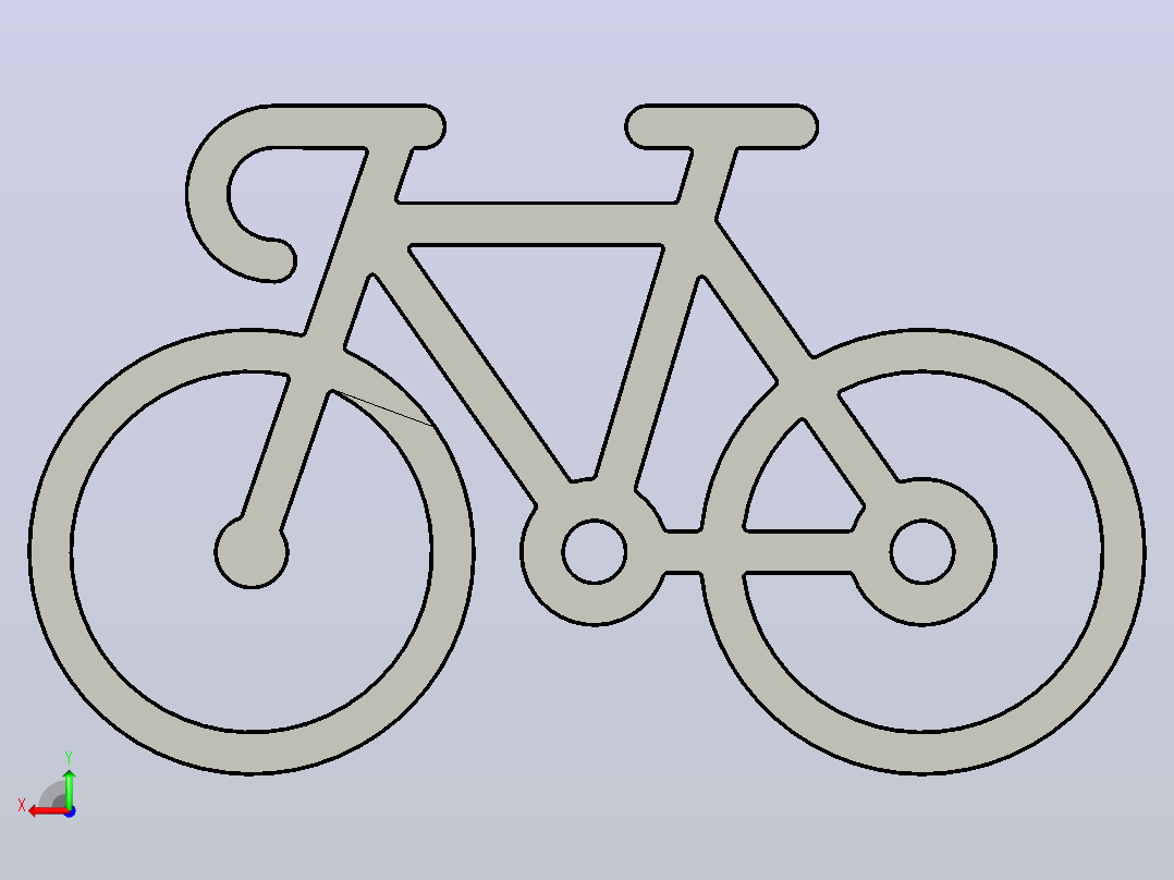 可打印的“Fiets”后视图