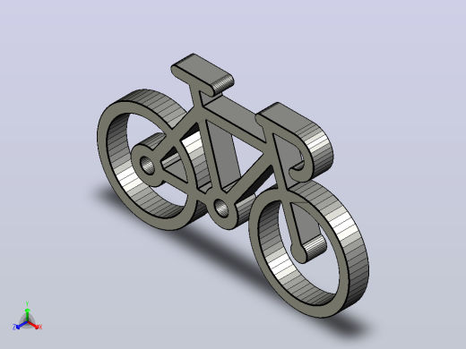 可打印的“Fiets”正等轴测缩略图