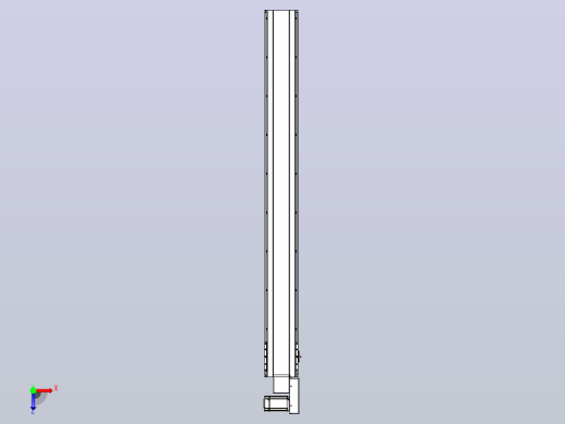 皮带直线轴半封闭可选导轨TPA-HNB-175D-140-L1600-MR-C-P75-N3俯视缩略图