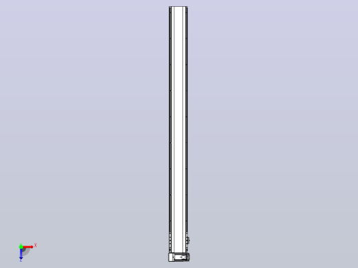 皮带直线轴半封闭可选导轨TPA-HNB-140D-120-L1650-LU-C-P40-N3俯视缩略图