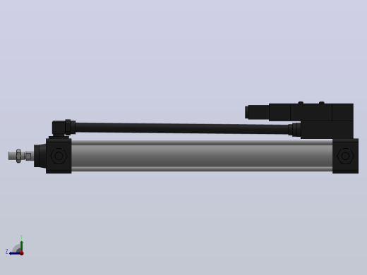 10A-5(V)系列带阀气缸(带阀型通电时推式)[10A-5(V) (Ⅱ) SD 32 B 300 A 5]右视缩略图