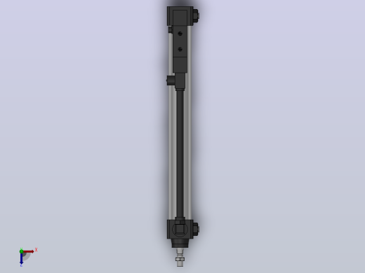 10A-5(V)系列带阀气缸(带阀型通电时推式)[10A-5(V) (Ⅱ) SD 32 B 300 A 5]俯视缩略图