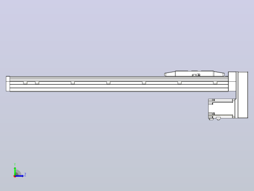 滚珠丝杠直线轴内置导轨TPA-GCR-170-2510C-L650-MP-M75-N3左视缩略图