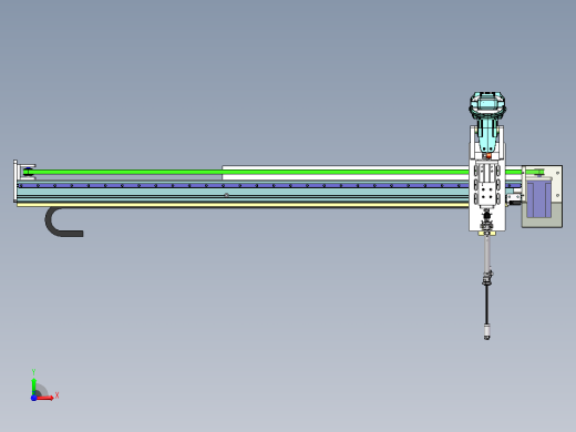 气缸夹取下料机械手前视缩略图