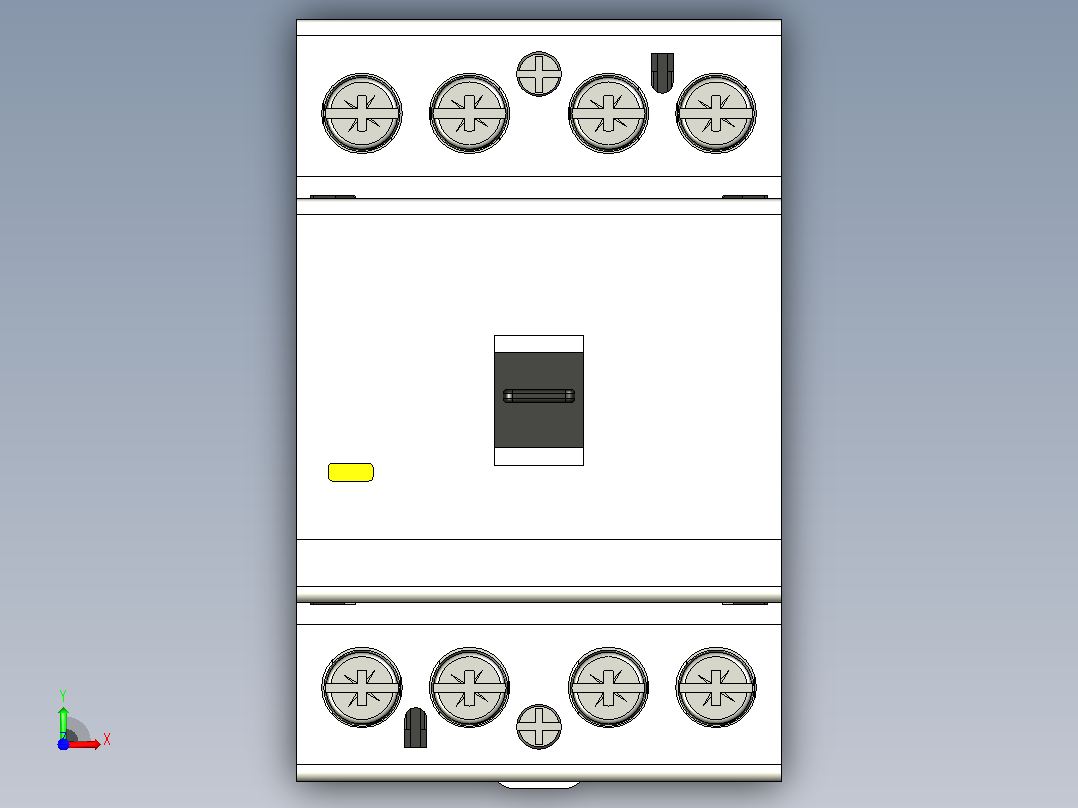 安装接触器ABB EN40N前视图