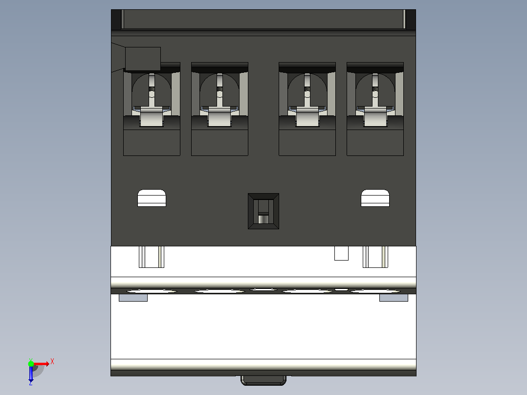 安装接触器ABB EN40N俯视图