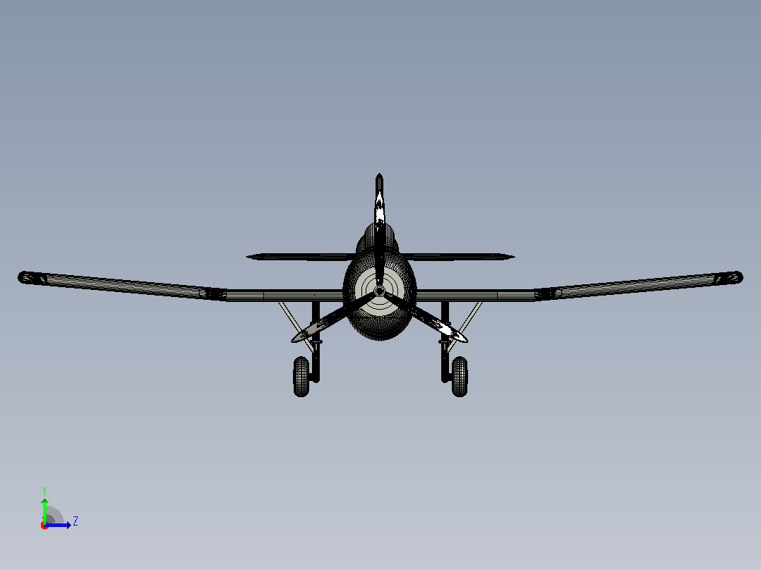 Grumman TBF Avenger飞机左视图