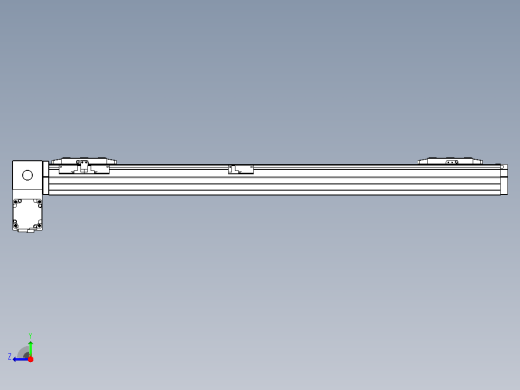 皮带直线轴双滑块型TPA-GCBS-80-P60-L300-LP-M20-N3右视缩略图