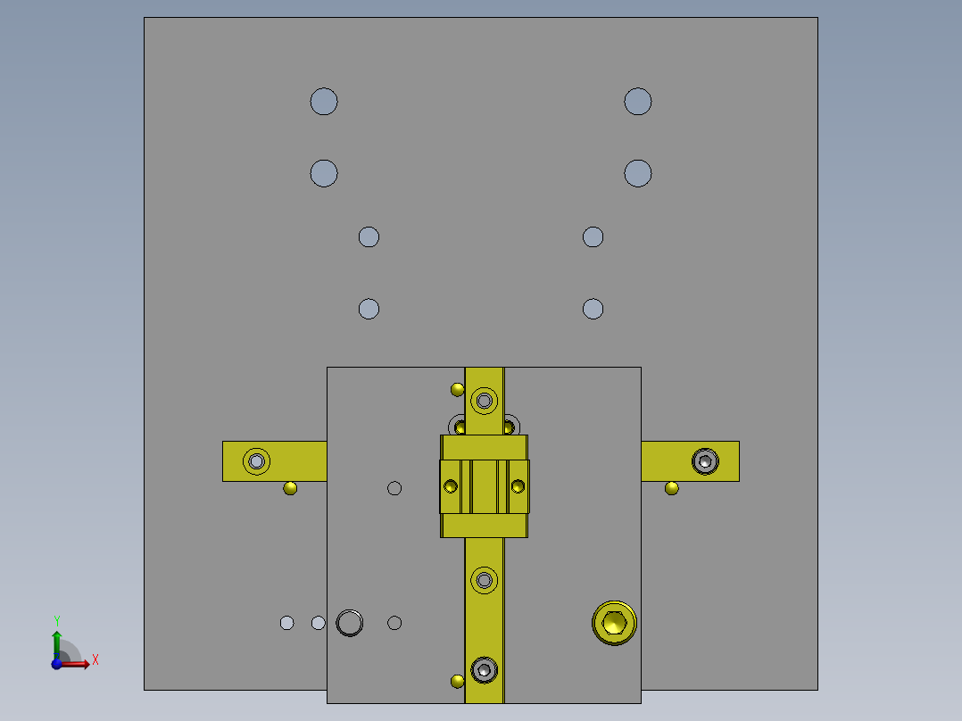 滚轮跳动检查俯视图