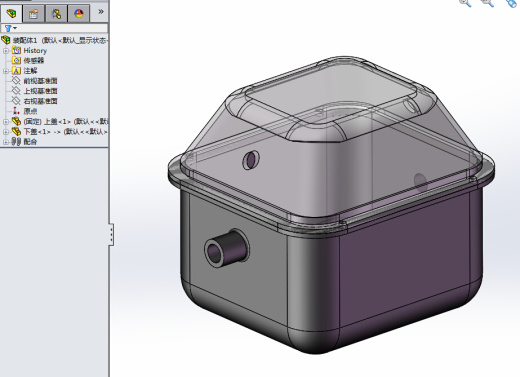 曲轴箱设计(sw+cad+说明书)缩略图
