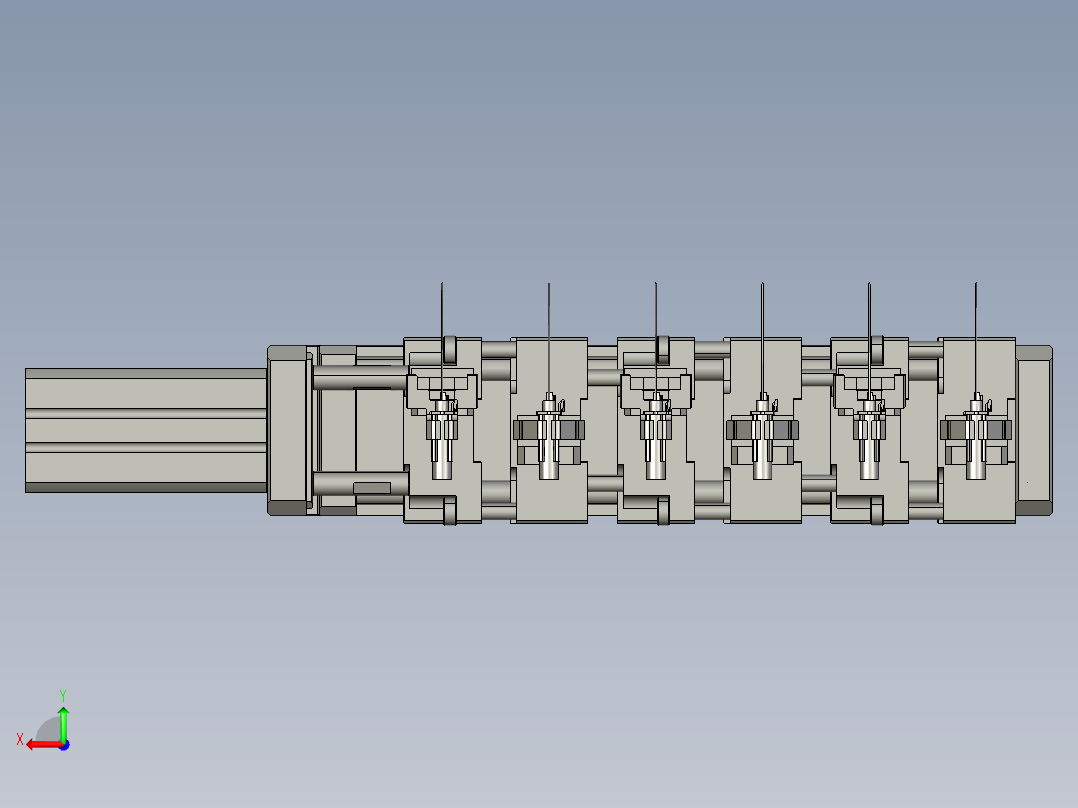 套管扩张钳后视图