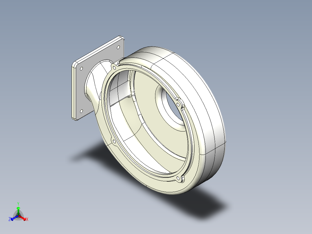 潜水泵泵壳3D模型