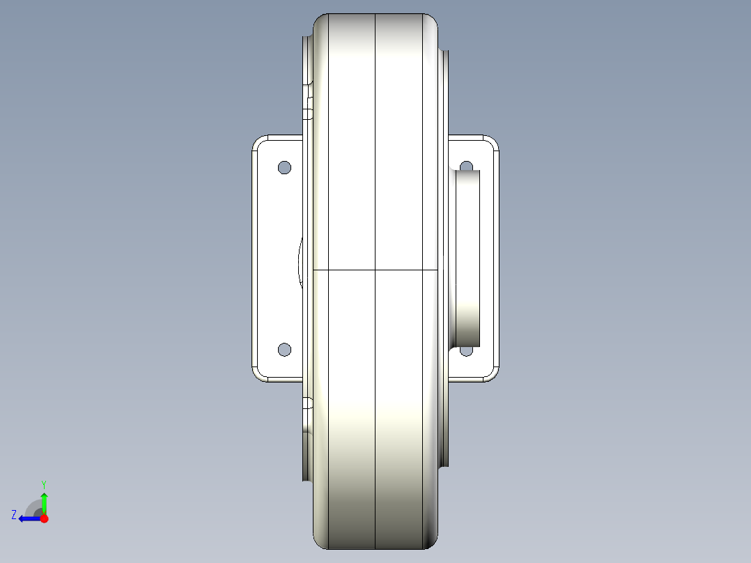 潜水泵泵壳3D模型右视图