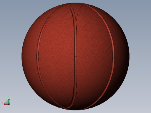 篮球3d模型后视缩略图