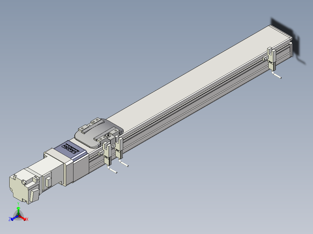 Toyo东佑达直线模组-ETH5M-BC-350-M10正等轴测图