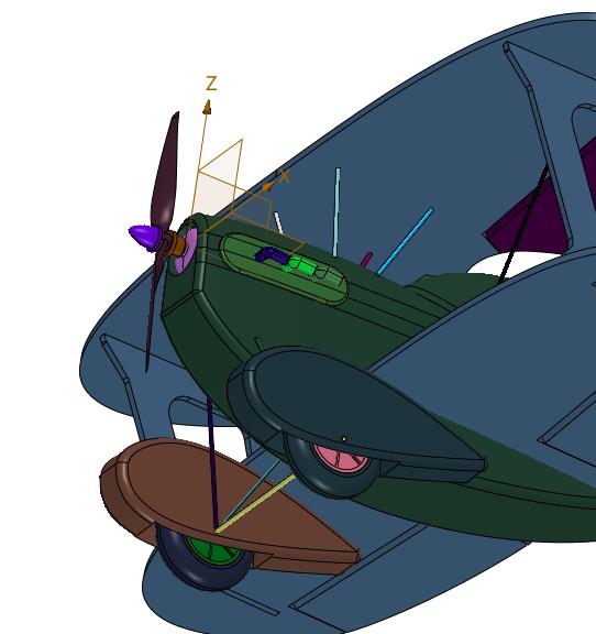 Q版螺旋桨战斗机