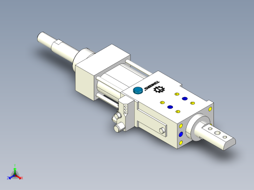 德克斯TUNKERS气缸数模SZK_40_A22_Z_T12_TUENKERS