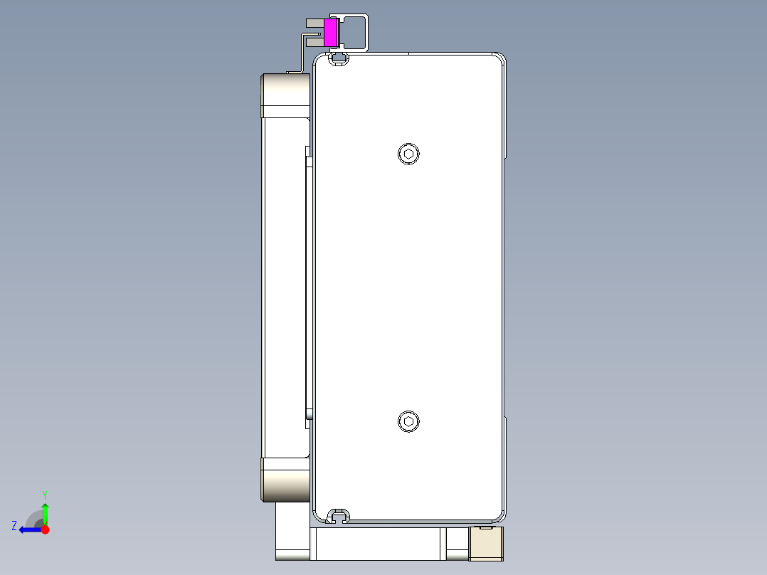 威洛博LC系列3d模型模组2LC22H2Y-S300右视图