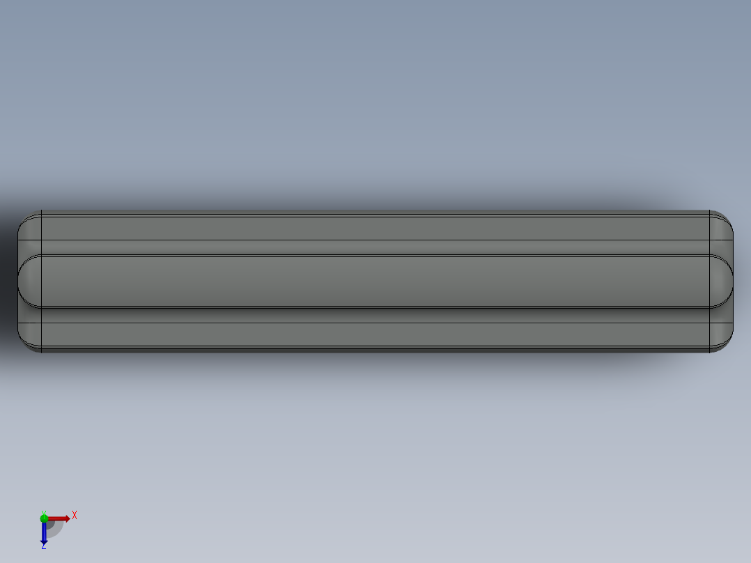 乐高机械组车桥-4519 Old Gray Technic Axle 3俯视图