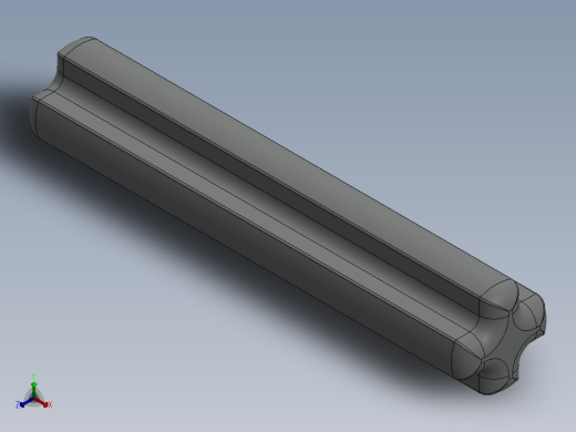 乐高机械组车桥-4519 Old Gray Technic Axle 3正等轴测缩略图
