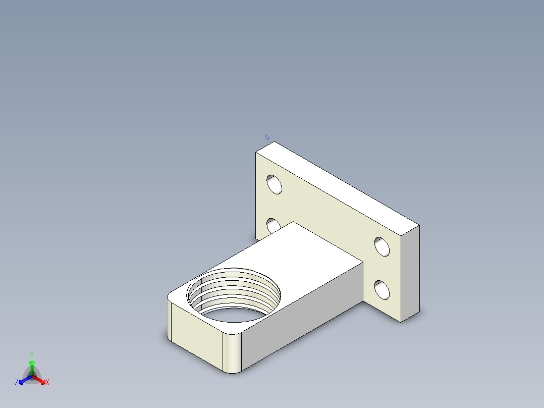 三维正等轴测图