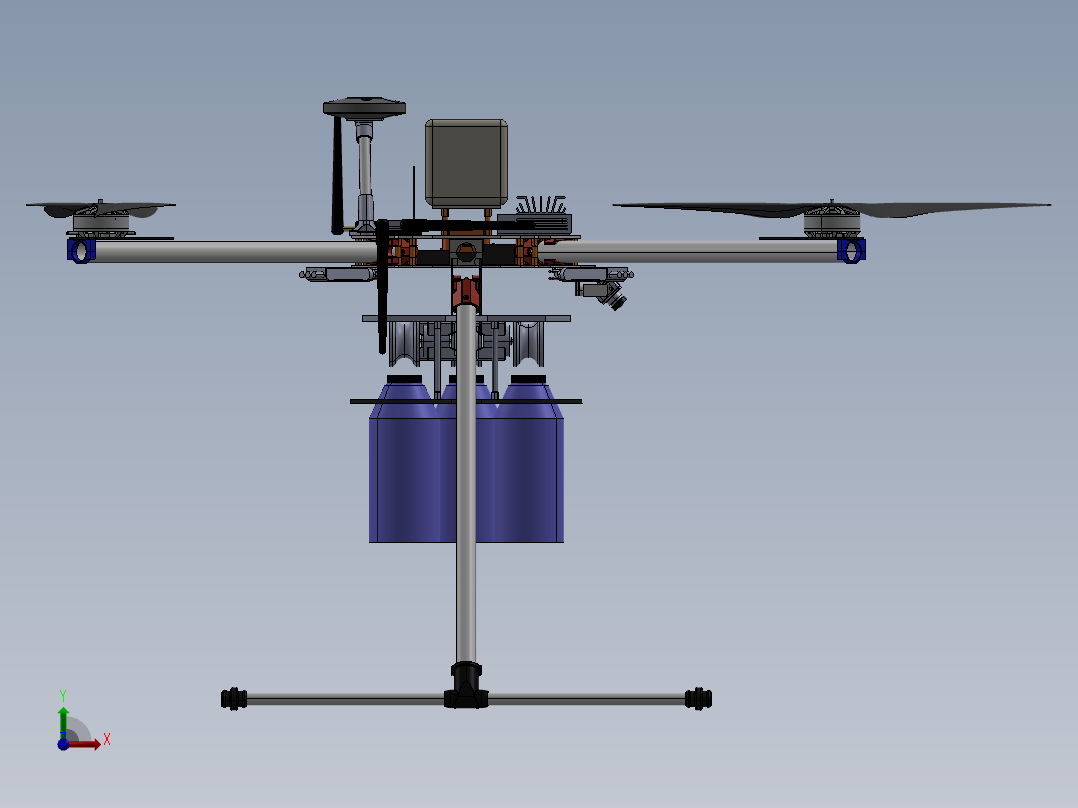 xzas四轴飞行器前视图