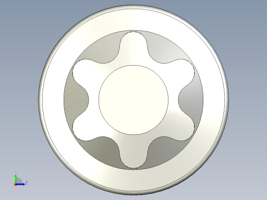 六角螺钉-Hexalobular_screw-M18-50-41-21-32-23.stp左视缩略图
